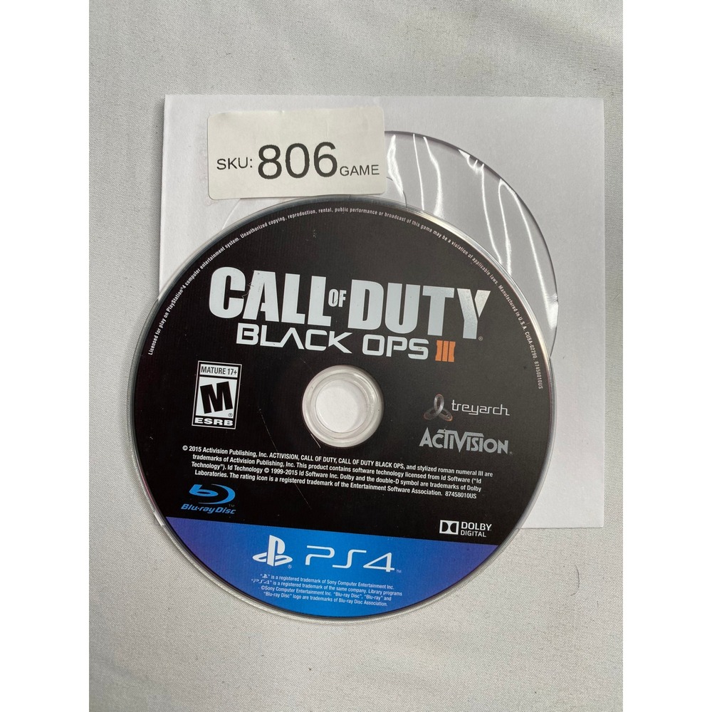 Call of Duty Black Ops III PS4 PlayStation 4